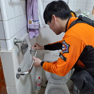 해남소방서 119 생활안전순찰대 사회취약계층 대상 대민지원서비스 제공