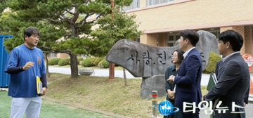 “야간조명 시급”…김진오 대전시의회 의원, 버드내중 야구부 지원 약속