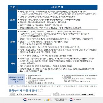 고양시, “문화누리카드 발급·재충전 받으세요