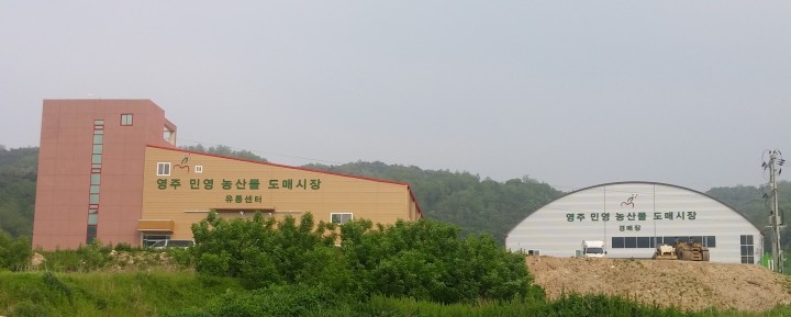영주 민영 농산물도매시장 개장