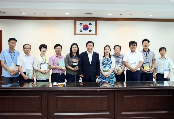 장종태 서구청장, 생일 맞은 직원과 소통 타임!