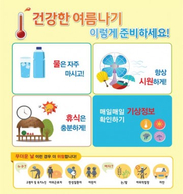 무더위 기승! “온열질환 주의하세요”
