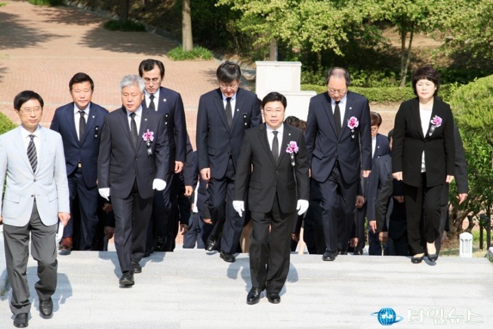 권선택 대전시장과 이명현 대전지방보훈청장