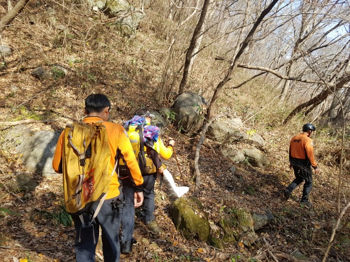 보성소방서 119구조대 " 겨울철 산악사고 가장 위험"