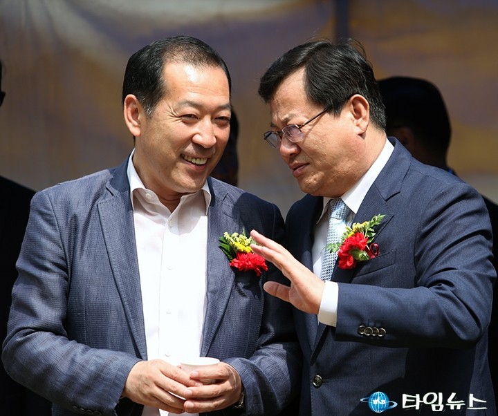 이은권 의원·김동섭 시의원, 무슨 대화를 할까?