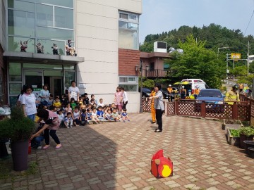 광양소방서, 보듬이나눔이어린이집 공공기관 합동소방훈련 실시