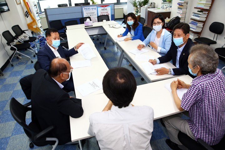 대전 유성구의회 사회도시위원회, 메르스 비상대책상황실 방문