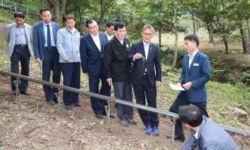 김재현 산림청장 함양군 산양삼 채종포 방문
