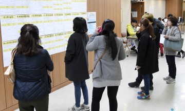 갈수록 높아지는 인기 '구인구직 해피데이'