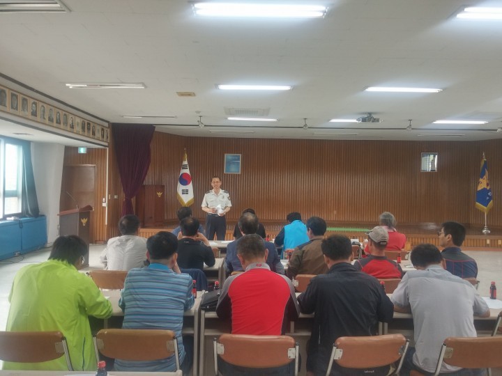 “옥천署, 유해야생동물 자율구제단 안전교육 실시”
