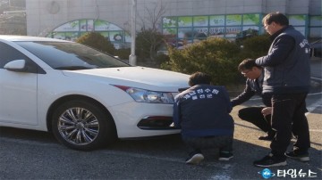 울진군, 상반기 체납차량 번호판 집중 영치 