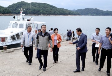 대전시의회 복지환경위원회, 대청호 조류대책시설 운영상황 점검