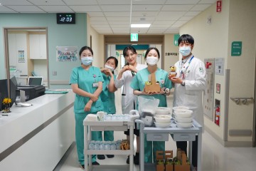 건양대병원, 호스피스 병동서 초복 맞이 삼계탕 나눔 행사 열어