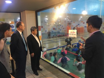 대전시교육청, 생존수영실기교육 현장점검 실시