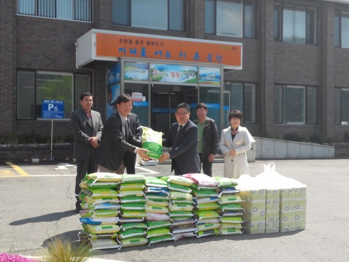 상사 선암요양병원 행복한 사랑의 쌀 기증