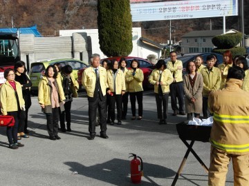 강원도태백교육지원청, 소방관서 합동소방훈련