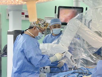 건양대병원, 다빈치 SP 양측 유방 절제술 성공