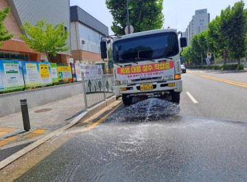대전 서구, 폭염 대응 총력…살수차·그늘막·쉼터 227곳 가동