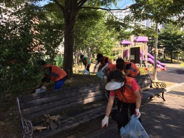 군산시 수송동새마을부녀회, 공원돌보미 봉사활동