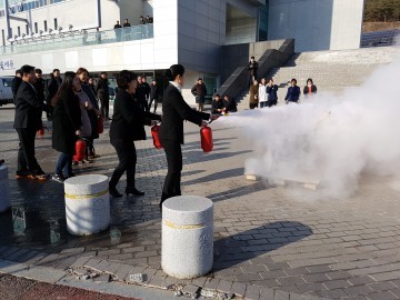 봉화군청 화재대피훈련 실시
