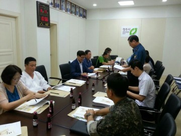 상당서  노인 교통사고 예방을 위한 간담회