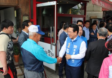 김영록 전남도지사 후보 골목경제 살리는 경제지사후보 행보 