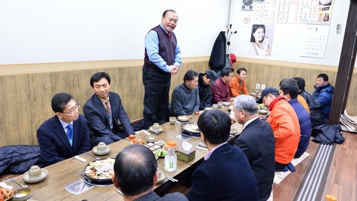 임상전 세종시의회 의장, 환경미화원과 오찬 격려