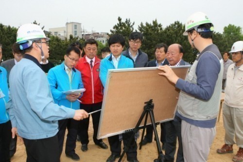 안산시의회, 수인선 반지하화 공사 구간 현장 활동