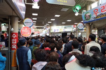 윤석열 대통령 당선인, 안동 방문."안동의 아들, 경북의 아들로 생각해 주길 바란다”