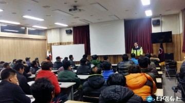 순천경찰서, 교통사범대상자 찾아가는 교통안전교육 실시