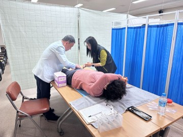 한빛 의료봉사, 임곡동서 따뜻한 동행