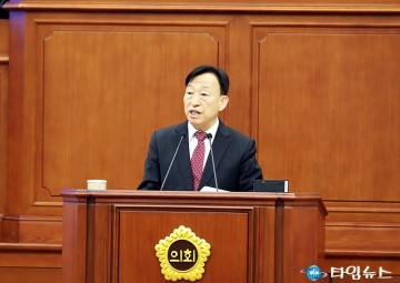 시책연설 하는 설동호 대전시교육감