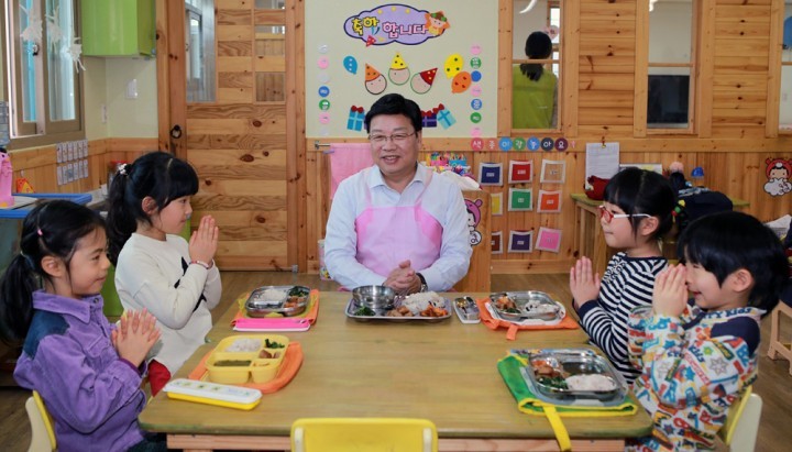 권선택 대전시장, 어린이집 목소리 직접 청취!