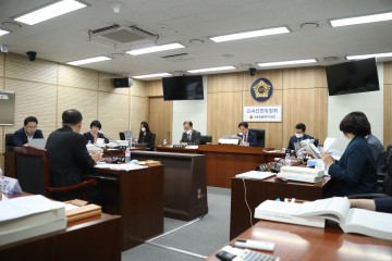 세종시의회 교육안전위, 2019회계연도 예산결산 심사