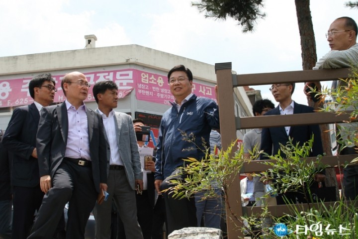 권선택 대전시장, 두발로 원도심 구석구석 살피다!