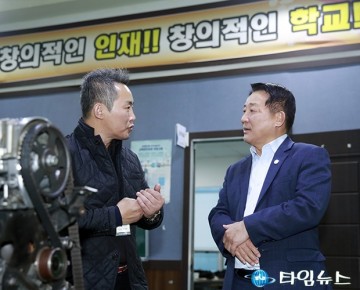 서철모 서구청장, 우수 직업훈련기관 방문 및 현장 소통