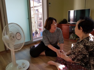 영주시 공무원들 선풍기 38대 전달 