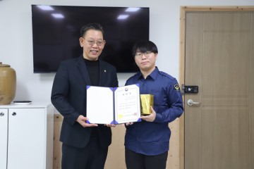 광주전남병무청, 모범사회복무요원 표창 및 응원글 전달