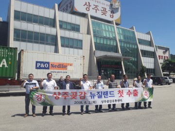 상주 곶감 뉴질랜드 수출