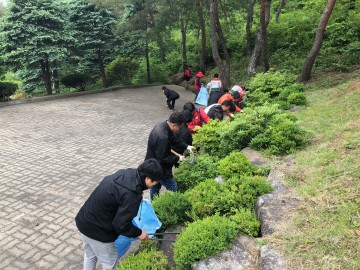 故 지용호 경찰서장 순직비 주변 자연정화활동 