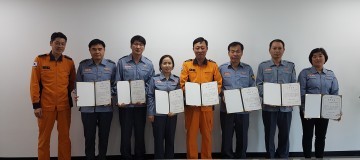 세종소방서, 의용소방대원 자녀장학금 전달