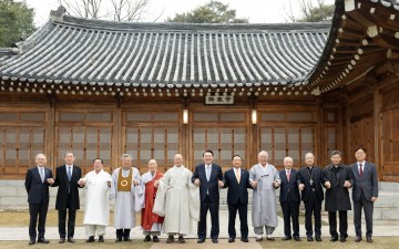 종교지도자 만난 尹대통령 "민생에 여야, 좌우 없어