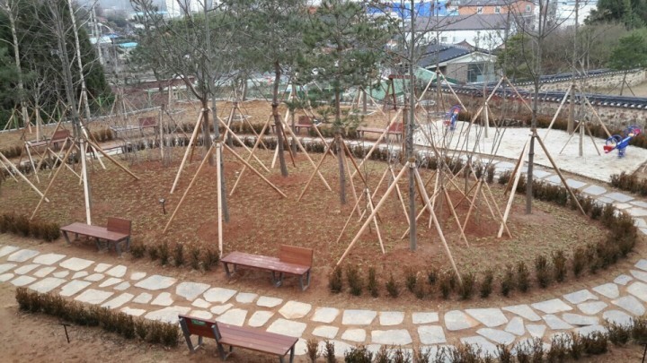 보성군, 보성종합사회복지관 녹색나눔숲 조성 완료