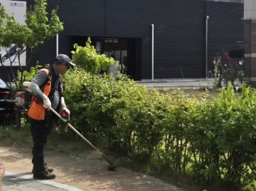 안동시, 추석맞이 경북도청 신도시 환경정비에 연일 구슬땀