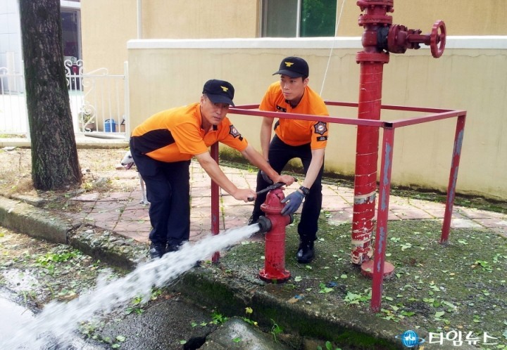 순천소방서 승주119안전센터, 장마철 소방용수시설 일제점검 실시