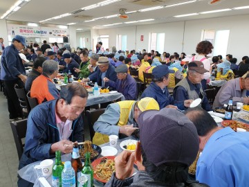 강진군, 작천면 출신 이정선 대표‘고향 어르신들께 중식요리 대접’ 훈훈