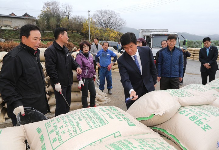 산청군, 2015년산 공공비축미 포대벼 매입