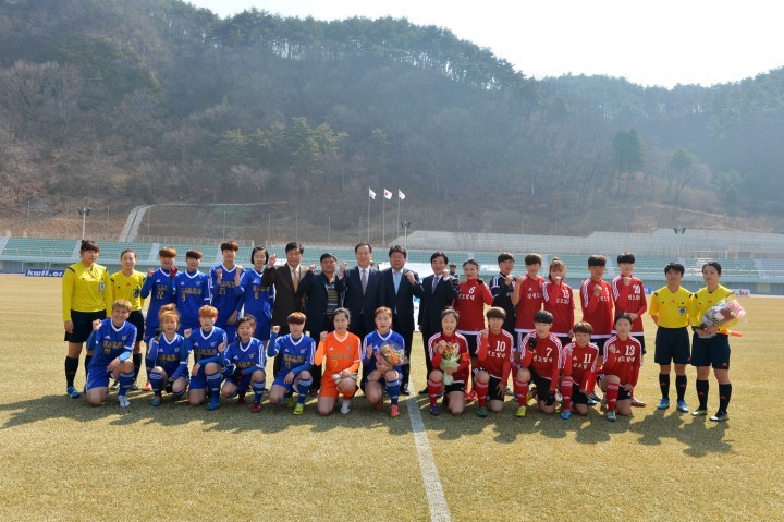 춘계 한국여자축구연맹전 개막식