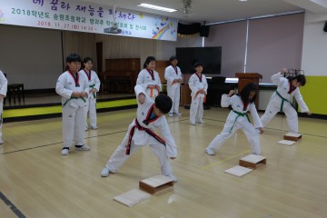 송원초 방과후학교 발표회 및 작품전시회 실시
