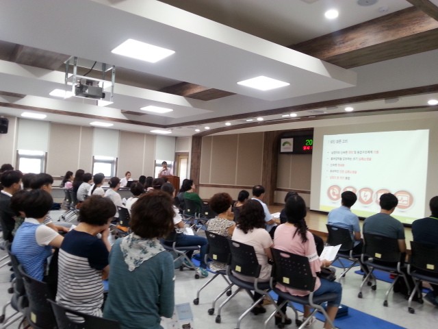 청원보건소 관내 교직원 대상 심폐소생술 교육실시